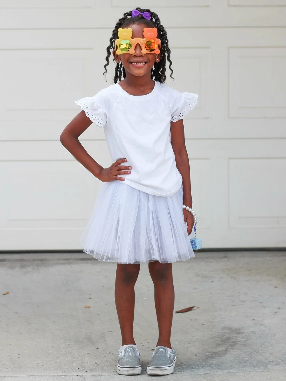 Sydney So Sweet Christmas White Tutu Skirt - Kids Size 3-Layer Tulle Basic Ballet Dance Costume Tutus For Girls 1 Sydney So Sweet Christmas White Tutu Skirt - Kids Size 3-Layer Tulle Basic Ballet Dance Costume Tutus For Girls