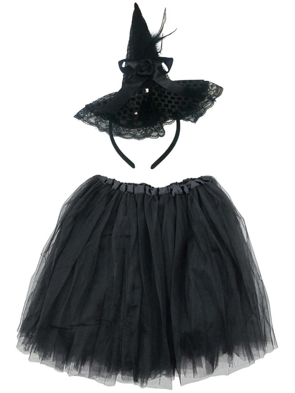 Sydney So Sweet Adult & Plus Tutu Costumes Adult Fancy Black Witch Costume - Black Tutu Skirt & Headband Hat Set For Adult Or Plus Size 1 Sydney So Sweet Adult & Plus Tutu Costumes Adult Fancy Black Witch Costume - Black Tutu Skirt & Headband Hat Set For Adult Or Plus Size