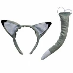 Sydney So Sweet Wolf Or Fox Headband Ears & Tail, Kid Or Adult Size Costume Accessories Costumes For Kids