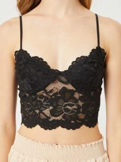 Sydney So Sweet Women's Laced Bralette Cami Top Multiple Colors