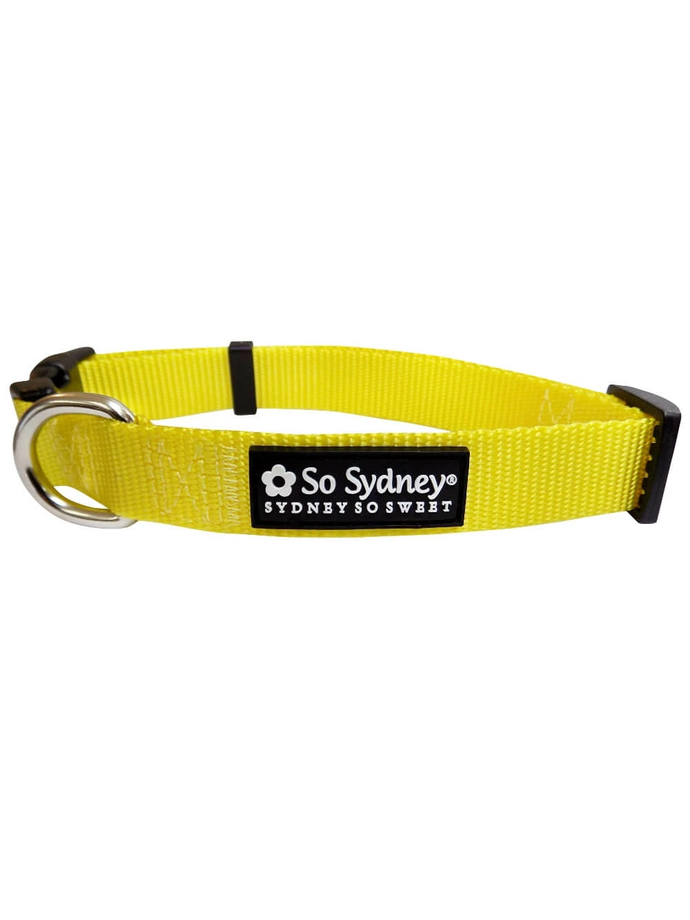 Sydney So Sweet Sweet Pup Yellow Adjustable Basic Dog Collar For Small, Medium, Or Large Dogs 2 Sydney So Sweet Sweet Pup Yellow Adjustable Basic Dog Collar For Small, Medium, Or Large Dogs