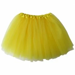 Sydney So Sweet Yellow Tutu Skirt - Kids Size 3-Layer Tulle Basic Ballet Dance Costume Tutus For Girls